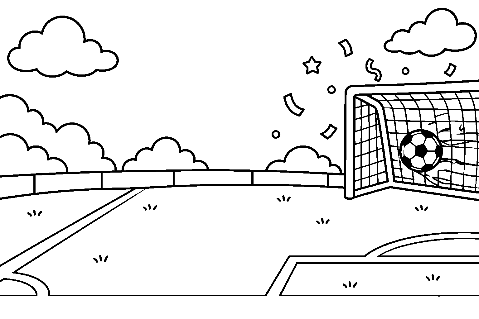 Página para colorir: GOOOOL!